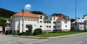 Uliční pohled na objekt kulturního domu